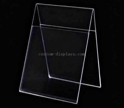 Individuell gestaltete doppelseitige Tischaufsteller aus Acryl