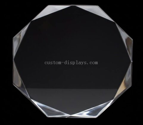 Maßgeschneiderte, klare, achteckige Acryl-Auszeichnungen im Großhandel