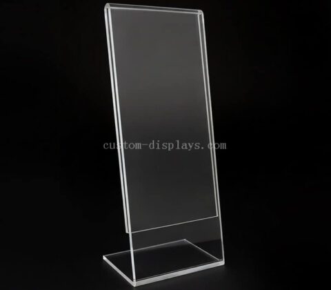 Prezzo di fabbrica acrilico L-stile striscia cornici titolari di visualizzazione