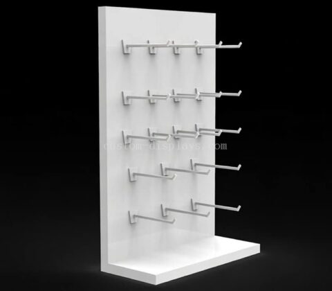 Espositore per ornamenti in acrilico bianco personalizzato