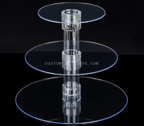 Support à gâteaux en acrylique transparent à 3 étages Wholesale