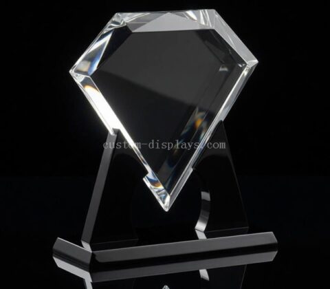 Custom Diamond Shape Crystal Award