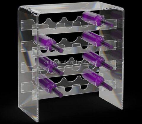 Custom Crystal Clear Acrylic Wine Rack