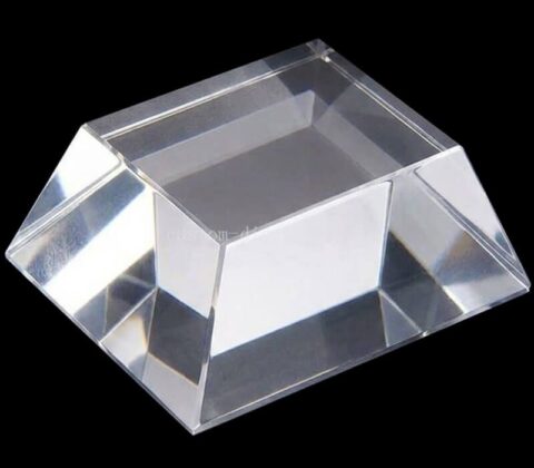 Custom Beveled Clear Acrylic Base