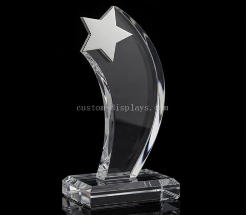 Custom Blank Crystal Shooting Star Award Trophy