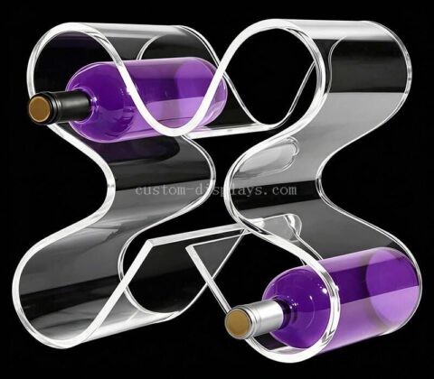 Luxury Acrylic Infinity Wine Bottle Holder