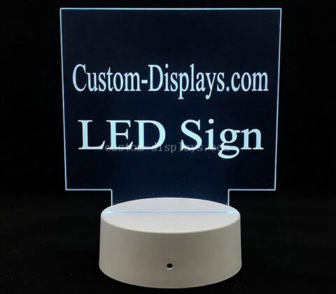 Supporto per cartello da tavolo illuminato personalizzato