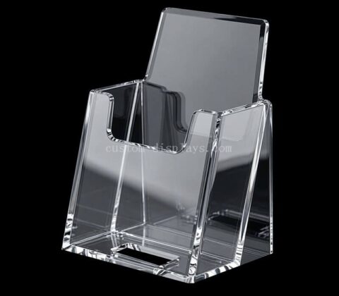 Custom Clear Plastic Brochure Holder Stand for Tabletop