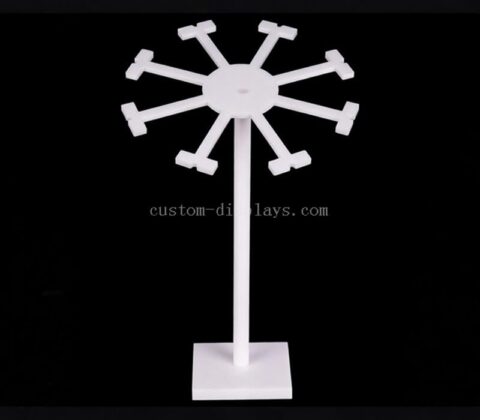 Présentoir à bijoux à 8 branches « Flocon de neige blanc »