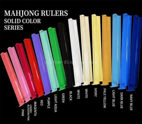 Solid Color Acrylic Mahjong Rulers Wholesale