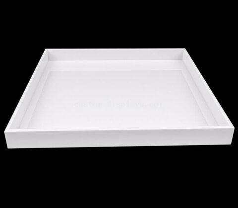 Plateau de présentation et de rangement rectangulaire moderne sur mesure