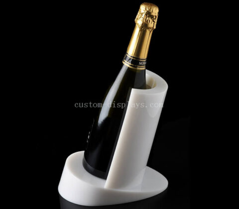 Porte-bouteille de champagne incliné personnalisé